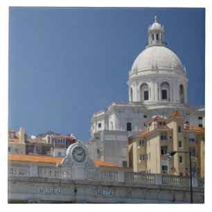 Azulejo De Cerâmica Europa, Portugal, Lisboa (Lisboa). Militar