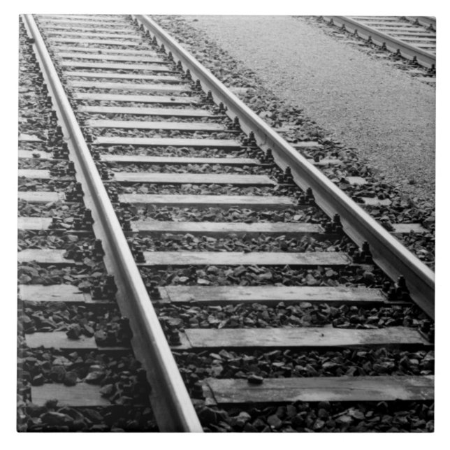 Azulejo De Cerâmica Europa, Suiça, Zurique. Vias de comboios (Frente)