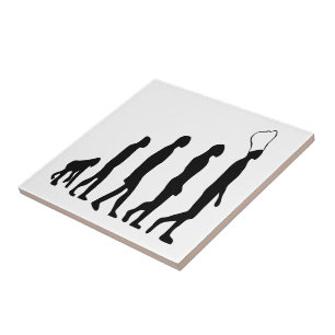 Azulejo De Cerâmica Evolução do Chef