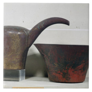 Azulejo De Cerâmica Ewer e bacia (cobre)