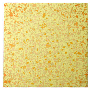 Azulejo De Cerâmica Exame Mínimo Moderno de Pedra Laranja Amarelo Terr