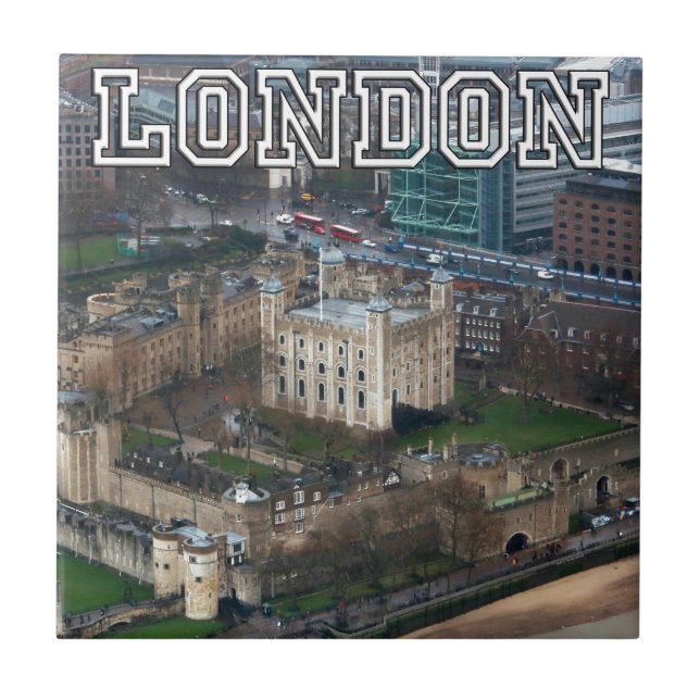 Azulejo De Cerâmica Excelente! Torre de Londres Reino Unido (Frente)
