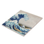 Azulejo De Cerâmica Excelente Wave Off Kanagawa Hokusai Japonês Belas<br><div class="desc">A Onda de Excelente, ou A Onda, ou A Onda de Excelente de Kanagawa 葛 飾 斎"神 奈 川 沖 浪36 Views do Monte Fuji 北 A Onda de Excelente de Kanagawa é um famoso impressão de bloco de madeira do artista japonês Hokusai. Foi publicado em 1832 (Período Edo) como...</div>
