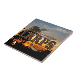 Azulejo De Cerâmica Exército LRRPS LRRP LURPS Recon Recondo