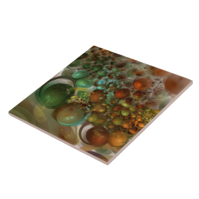 Azulejo De Cerâmica Expansão de Saturno (Lateral)