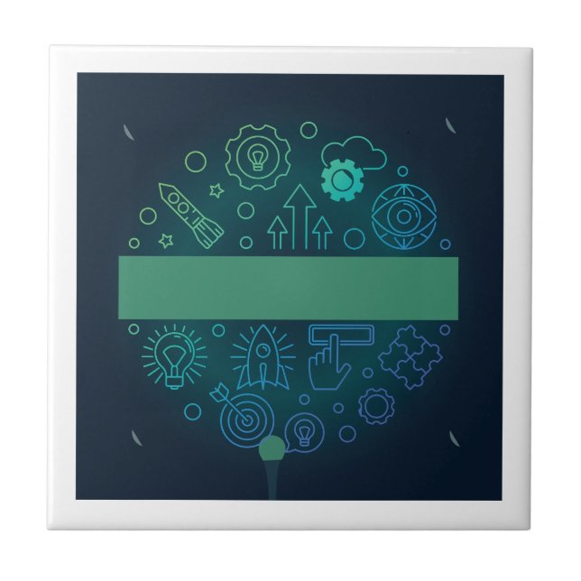 Azulejo De Cerâmica Explore mais Design gráfico (Frente)