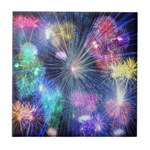 Azulejo De Cerâmica Explosão do Fireworks