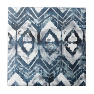 Azulejo De Cerâmica Extração de Indigo - Geométrica