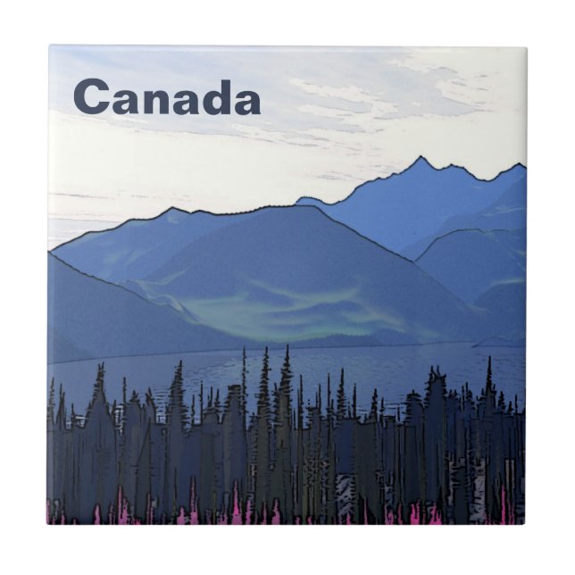 Azulejo De Cerâmica Extremo Verão do Norte (Frente)