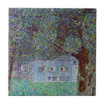 Azulejo De Cerâmica Fábrica do Alto Áustria por Gustav Klimt<br><div class="desc">Farmhouse no Alto da Áustria (1912), por Gustav Klimt, é uma pintura de arte simbólica da Era Vitoriana. Uma cena natural com árvores e um campo de flores com um celeiro numa fazenda. A grande estrutura de madeira tem janelas. Sobre o artista: Gustav Klimt (1862-1918) era um pintor simbolista austríaco...</div>