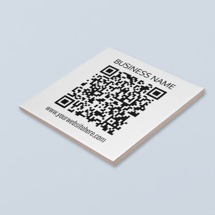 Azulejo De Cerâmica Faça um Código QR Empresarial Instantaneamente & T