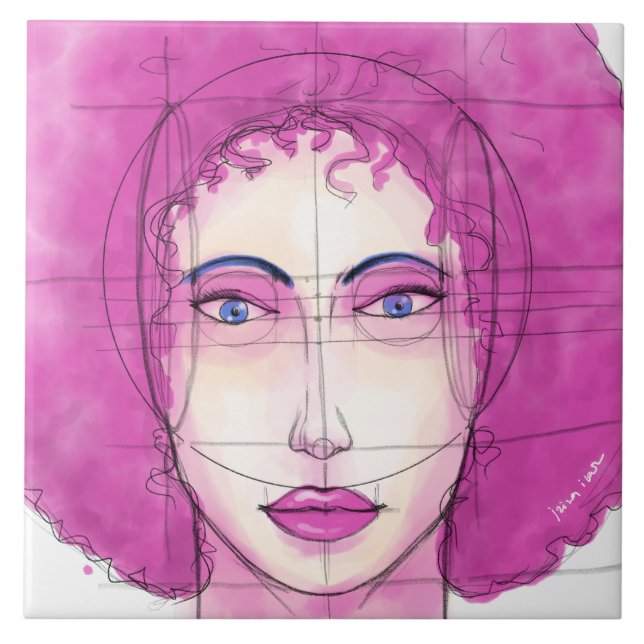 Azulejo De Cerâmica Face 10 (Frente)