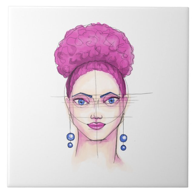 Azulejo De Cerâmica Face 11 (Frente)