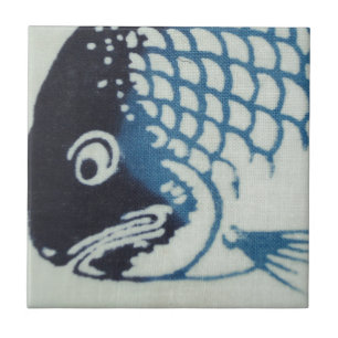 Azulejo De Cerâmica Face de Peixe - Peixe Japonês