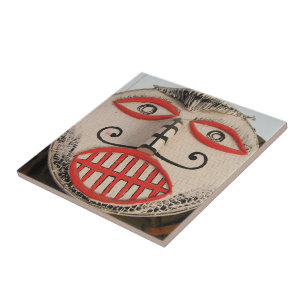 Azulejo De Cerâmica Face Fantasma Tailandesa, Festival Phi Ta Khon Mas