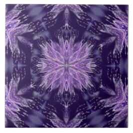 Azulejo De Cerâmica Fada da chuva roxa