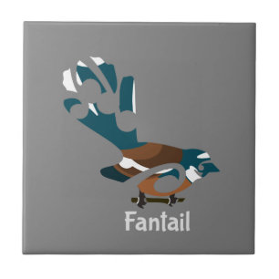 Azulejo De Cerâmica Faintail Piwakawaka