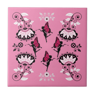 Azulejo De Cerâmica Fairy Princess Pattern Impressão