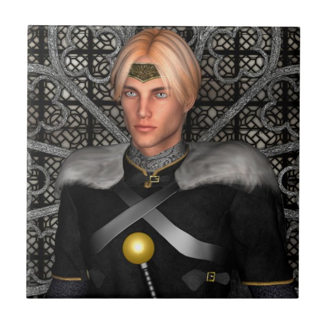 Azulejo De Cerâmica Fairytale Prince (Frente)