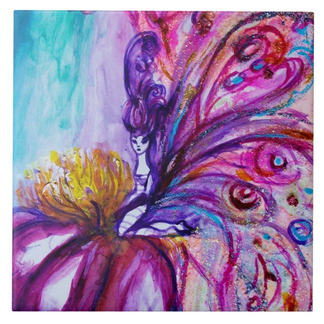 AZULEJO DE CERÂMICA  FAIXA DE FLUXO CUTÂNICO EM PINCO, ESPUMANTES DOURA (Frente)