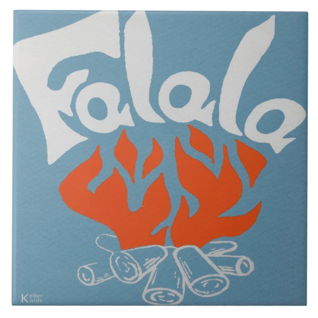 Azulejo De Cerâmica FaLaLa (Frente)