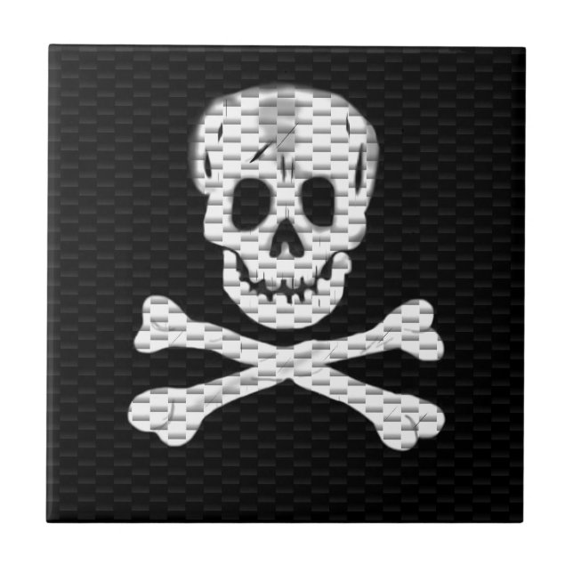 Azulejo De Cerâmica Fale como um dia de pirata (Frente)
