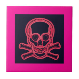 Azulejo De Cerâmica Fale Como Um Dia Pirata, Rosa
