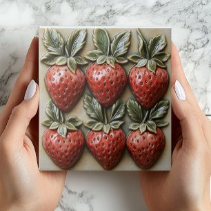 Azulejo de Cerâmica Falso 3D com Impressão de Mora