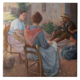 Azulejo De Cerâmica Família tradicional italiana (Vintage Itália)