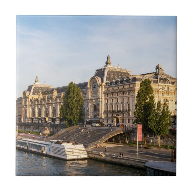 Azulejo De Cerâmica Famous Musée d'Orsay - Paris, França, Europa (Frente)