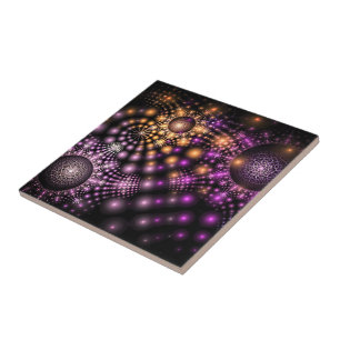 Azulejo De Cerâmica Fantasia Colorida - Bons Sonhos - Fractal