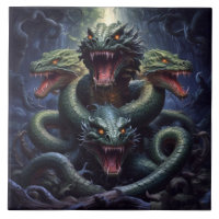 Fantasia do Monstro do Dragão cobra Serpente