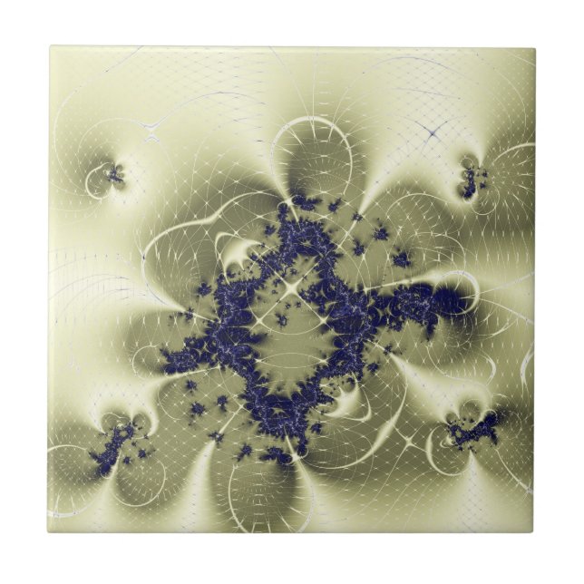 Azulejo De Cerâmica Fantasia Verde (Frente)