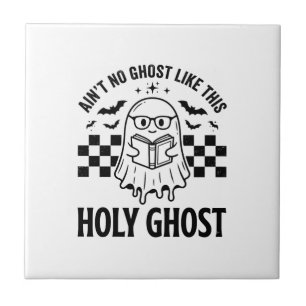 Azulejo De Cerâmica Fantasmas do Halloween Espírito Santo Engraçado Vi