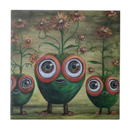 Azulejo De Cerâmica Fantasy Cerâmica Azulejo, Pequeno (4,25" x 4,25")