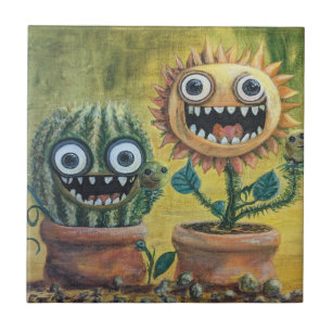 Azulejo De Cerâmica Fantasy Cerâmica Azulejo, Pequeno (4,25" x 4,25")