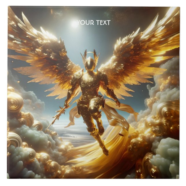 Azulejo De Cerâmica Fantasy Cute Flying Wingor (Frente)