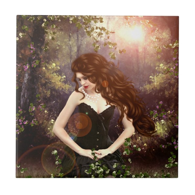 Azulejo De Cerâmica Fantasy Dreamer (Frente)