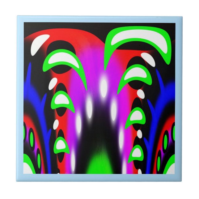 Azulejo De Cerâmica Fantasy Fountain (Frente)