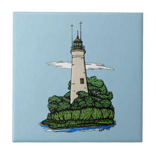 Azulejo De Cerâmica Farol