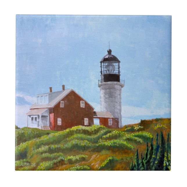 Azulejo De Cerâmica Farol da Ilha Seguin (Frente)