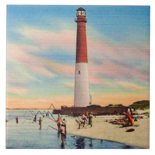 Azulejo De Cerâmica Farol de Barnegat