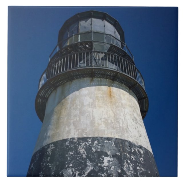 Azulejo De Cerâmica Farol de Desapontamento de Cabo, WA (Frente)