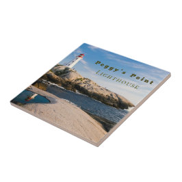 Azulejo De Cerâmica Farol de Peggys Point Atlantic Canadá