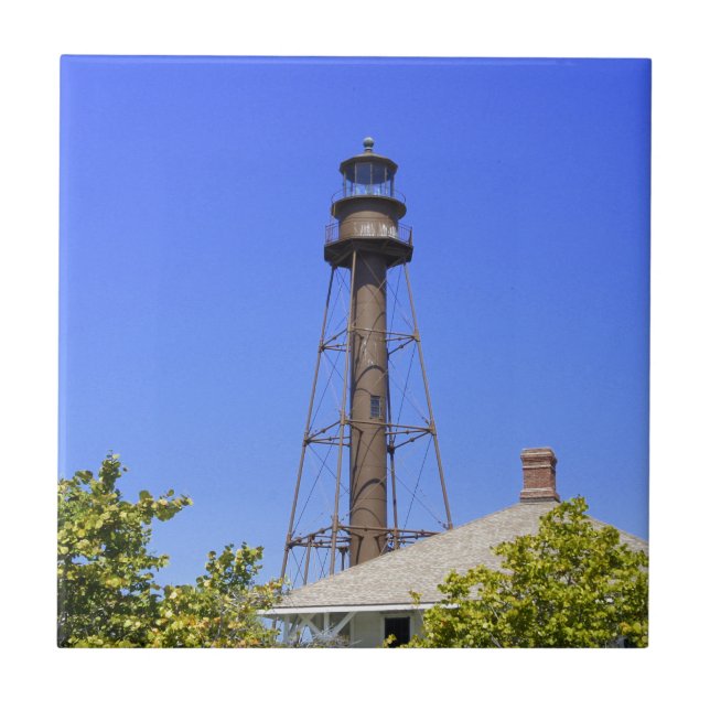 Azulejo De Cerâmica Farol de Sanibel (Frente)