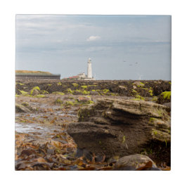 Azulejo De Cerâmica farol de Whitley Bay