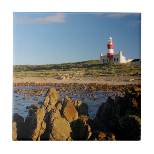 Azulejo De Cerâmica Farol do Cabo Agulhas, Cabo Ocidental 2 (Frente)
