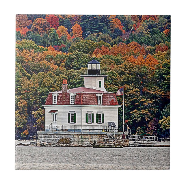 Azulejo De Cerâmica Farol Esopus Meadows (Frente)