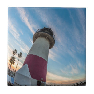 Azulejo De Cerâmica Farol no Porto de Oceanside