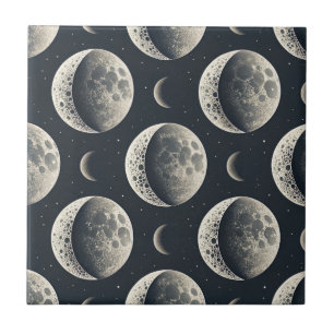 Azulejo De Cerâmica Fase da Lua Celestial (1)